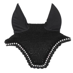 KENTUCKY HORSEWEAR Wellington Big Stone & Pearl Fly Veil- Ear Bonnets|Ear Bonnets