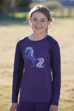 KERRITS ® Kids’ Free Frolic Base Layer Top-Kids Kids' Casual Riding Clothes