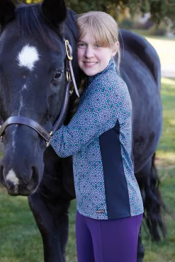 KERRITS ® Kids’ Rail Side Quarter-Zip Tech Top-Kids Kids' Casual Riding Clothes