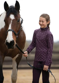 KERRITS ® Kids’ Up Tempo Fleece Tech Top-Kids Kids' Casual Riding Clothes