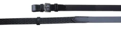 KL SELECT Pebble Grip Reins with Hand Stops- Reins