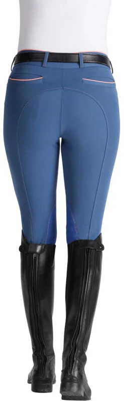 SUPERHOUSE Ladies’ Wellesley Classic Piped Knee-Patch Breech- Knee Patch Breeches