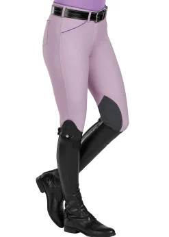 SUPERHOUSE Ladies’ Wellesley Piped Knee-Patch Breech- Knee Patch Breeches