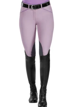SUPERHOUSE Ladies’ Wellesley Piped Knee-Patch Breech- Knee Patch Breeches