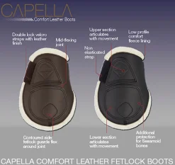 HORSE HEALTH TRADE LeMieux® Capella Comfort Fetlock Boots- Horse Boots