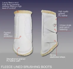 HORSE HEALTH TRADE LeMieux® Fleece-Lined Brushing Boots- Horse Boots