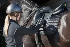 HORSE HEALTH TRADE LeMieux® Loire Satin Classic Dressage Square- Dressage Pads|Close Contact Saddle Pads