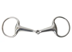 INTREPID INTERNATIONAL Lightweight Hollow Mouth Eggbutt Snaffle Bit- English Horse Bits