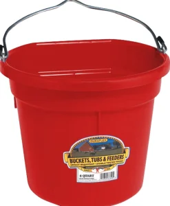 ANIMAL HEALTH INT Little Giant® 8-Quart Flatback Bucket- Feed & Water Buckets