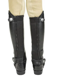 JPC EQUESTRIAN Léttia® Children’s London Leather Half Chaps-Kids Half Chaps|Kids' Half Chaps