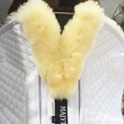 MAJYK EQUIPE ® Ergonomics Correction Fleece Half Pad with Impact Shims- Half Pads