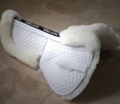 MAJYK EQUIPE ® Ergonomics Correction Fleece Half Pad with Impact Shims- Half Pads