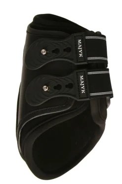 MAJYK EQUIPE ® Leather Hind Boots with Removable Impact Liners (Snap Closure)- Horse Boots