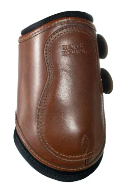 MAJYK EQUIPE ® Leather Hind Boots with Removable Impact Liners (Snap Closure)- Horse Boots