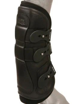MAJYK EQUIPE ® Leather Jump Boots with Removable Impact Liners (Snap Closure)- Horse Boots