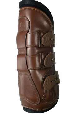 MAJYK EQUIPE ® Leather Jump Boots with Removable Impact Liners (Snap Closure)- Horse Boots