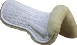 WORLD EQUSTRN BRNDS Mattes Sheepskin Correction Half Pad- Half Pads