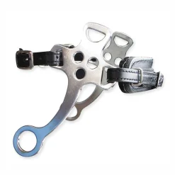 PARTRADE Metalab Hackamore with Leather Noseband- English Horse Bits