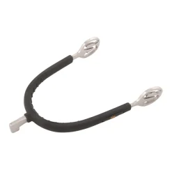 PARTRADE Metalab Hammer Head Rubber-Covered Spurs-Medium Cup- Spurs & Spur Straps|Spurs & Spur Straps