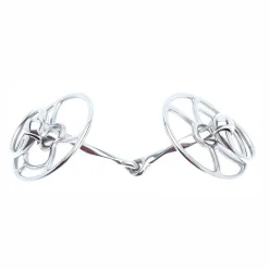 PARTRADE Metalab John Whitaker Twisted Single Joint Gag Bit- English Horse Bits