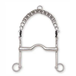 PARTRADE Metalab Medium Port Short Shank Weymouth Bit- English Horse Bits