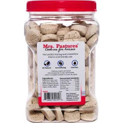 ANIMAL HEALTH INT Mrs. Pastures Cookie – 36 oz Jar- Horse Treats|Horse Treats
