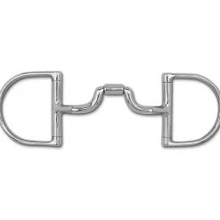 TOKLAT ORIGINALS Myler® Dee without Hooks and Narrow Low Ported Barrel MB 43LP- English Horse Bits