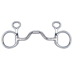 TOKLAT ORIGINALS Myler® Medium Baucher with Low Medium Wide Ported Barrel MB 33- English Horse Bits