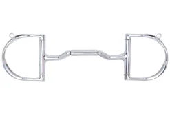 TOKLAT ORIGINALS Myler® Mullen Barrel Low Port Medium D-Ring MB 36 with Hooks- English Horse Bits