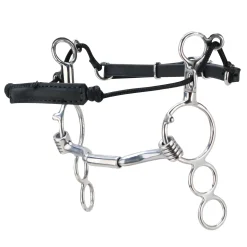 TOKLAT ORIGINALS Myler® 3-Ring Combination Bit Mullen Barrel Low Port MB 36- English Horse Bits