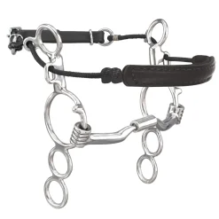 TOKLAT ORIGINALS Myler® 3-Ring Combination Bit Low Port MB 04- English Horse Bits