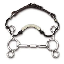 TOKLAT ORIGINALS Myler® 2-Ring Combination Bit Wide Barrel MB 02 Comfort Snaffle- English Horse Bits