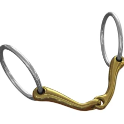 METLAR/NEUE SCHULE Neue Schule Demi Anky Loose Ring Bit - 16 mm mouth; 70 mm rings- English Horse Bits
