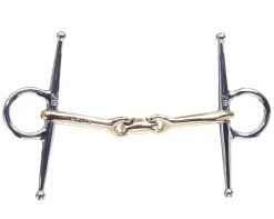 METLAR/NEUE SCHULE Neue Schule Pony Tranz Angled Lozenge Full Cheek Bit - 10 mm mouth- English Horse Bits