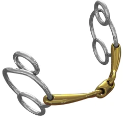 METLAR/NEUE SCHULE Neue Schule Pony Tranz Angled Lozenge Universal Bit - 10 mm mouth- English Horse Bits