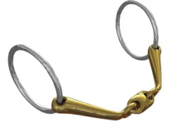 METLAR/NEUE SCHULE Neue Schule Starter Loose Ring Bit - 14 mm mouth; 55 mm rings- English Horse Bits