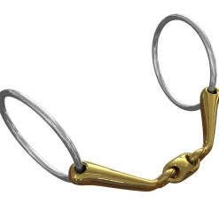 METLAR/NEUE SCHULE Neue Schule Starter Loose Ring Bit - 16 mm mouth; 70 mm rings- English Horse Bits