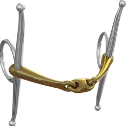 METLAR/NEUE SCHULE Neue Schule Tranz Angled Lozenge Full Cheek Bit - 14 mm mouth- English Horse Bits