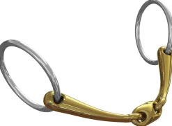 METLAR/NEUE SCHULE Neue Schule Tranz Angled Lozenge Loose Ring Bradoon (14mm)- English Horse Bits