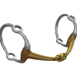 METLAR/NEUE SCHULE Neue Schule Tranz Angled Lozenge Cheltenham Running Lever Bit - 16 mm mouth- English Horse Bits