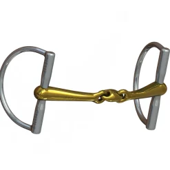 METLAR/NEUE SCHULE Neue Schule Tranz Angled Lozenge Hunter D Bit - 16 mm mouth- English Horse Bits