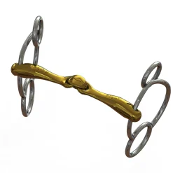 METLAR/NEUE SCHULE Neue Schule Turtle Tactio™ with Flex Universal Bit - 16 mm mouth- English Horse Bits