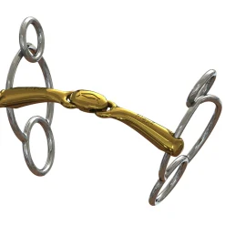 METLAR/NEUE SCHULE Neue Schule Turtle Top™ with Flex Universal Bit - 16 mm mouth- English Horse Bits