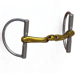 METLAR/NEUE SCHULE Neue Schule Verbindend Hunter D Bit - 16 mm mouth- English Horse Bits