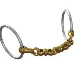 METLAR/NEUE SCHULE Neue Schule Waterford Loose Ring Bit - 14 mm mouth; 70 mm rings- English Horse Bits