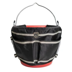 SAVI GLOBAL FASHION Noble Equestrian™ Barn Bucket Bag- Stable Hardware