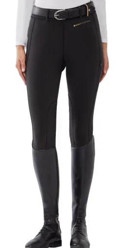 NOBLE EQUESTRIAN ™ Ladies' Soft Shell Balance Riding Tight- Winter Breeches