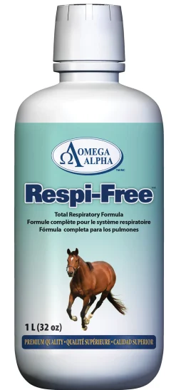 OMEGA ALPHA EQUINE Omega Alpha® Respi-Free™- Horse Supplements