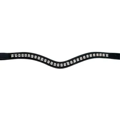 OTTO SCHUMACHER Square Crystal Browband- Bridle Parts & Accessories