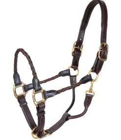 PERRIS LEATHER Perri’s® Braided Leather Halter- Halters